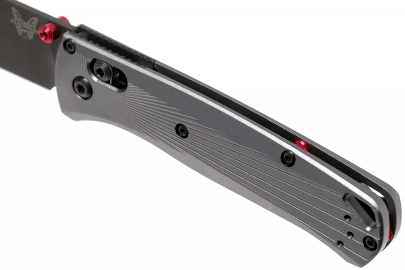 Couteau pliant Benchmade Bugout 535BK-4 manche aluminium anodisé gris 10,7cm