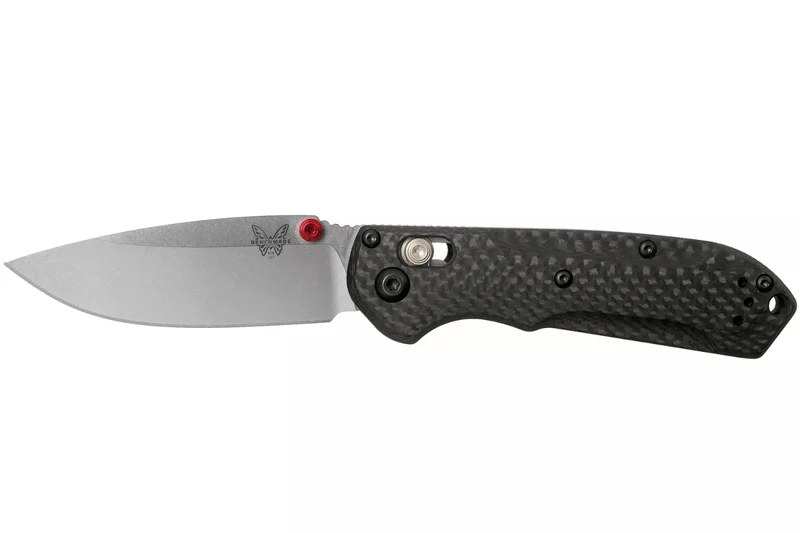 Couteau pliant Benchmade Mini Freek 565-1 manche fibre de carbone noir 10cm avec clip