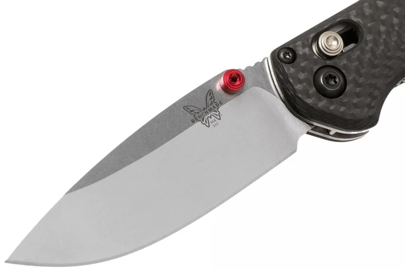 Couteau pliant Benchmade Mini Freek 565-1 manche fibre de carbone noir 10cm avec clip