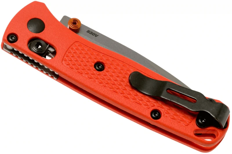 Couteau pliant Benchmade Mini Bugout 533 manche grivory orange 9cm