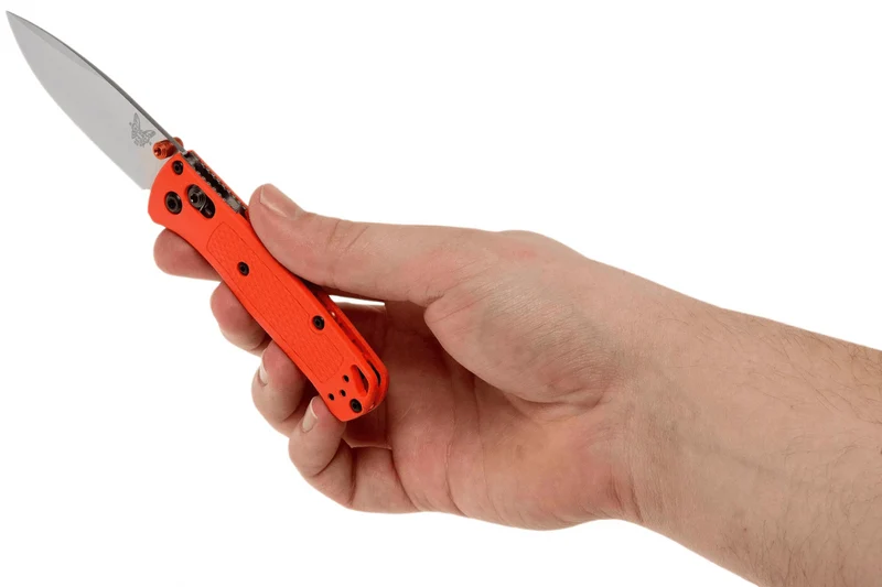 Couteau pliant Benchmade Mini Bugout 533 manche grivory orange 9cm