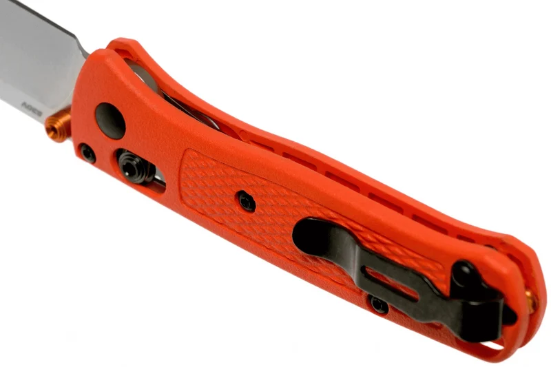 Couteau pliant Benchmade Mini Bugout 533 manche grivory orange 9cm