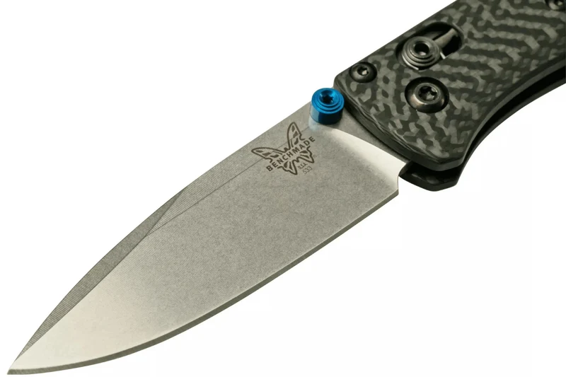 Couteau pliant Benchmade Mini Bugout 533-3 manche fibre de carbone noir 9cm