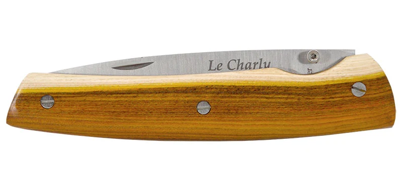 Couteau Pliant le Charly Bois de Pistachier Coutellerie Chevalerias