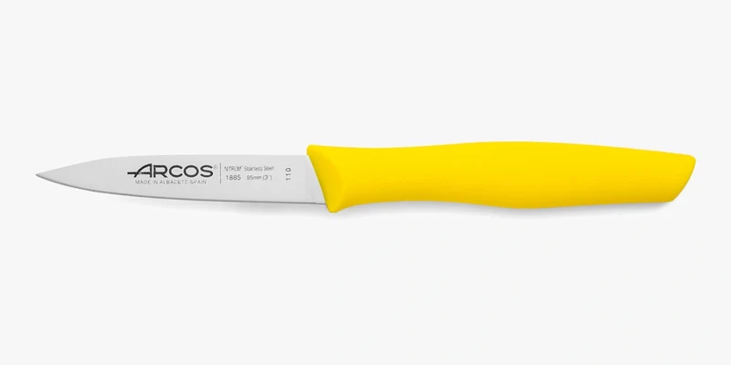 Cuchillo Mondador Color Amarillo Serie Nova 85 mm