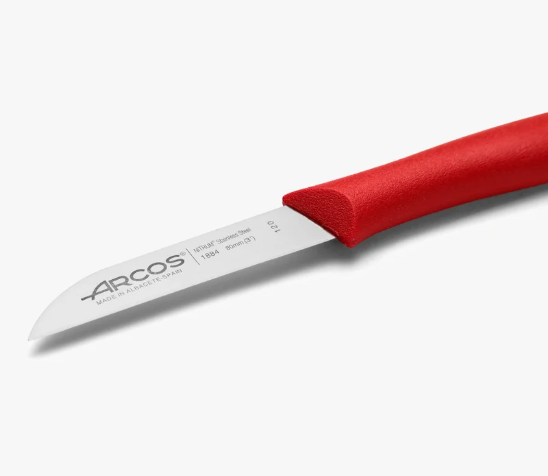 Cuchillo Mondador Color Rojo Serie Nova 80 mm