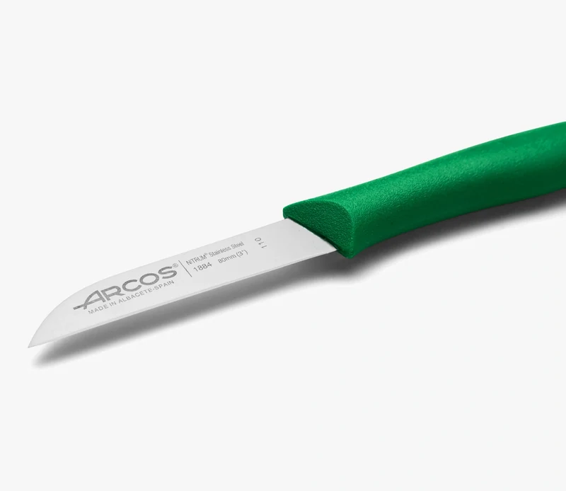 Cuchillo Mondador Color Verde Serie Nova 80 mm