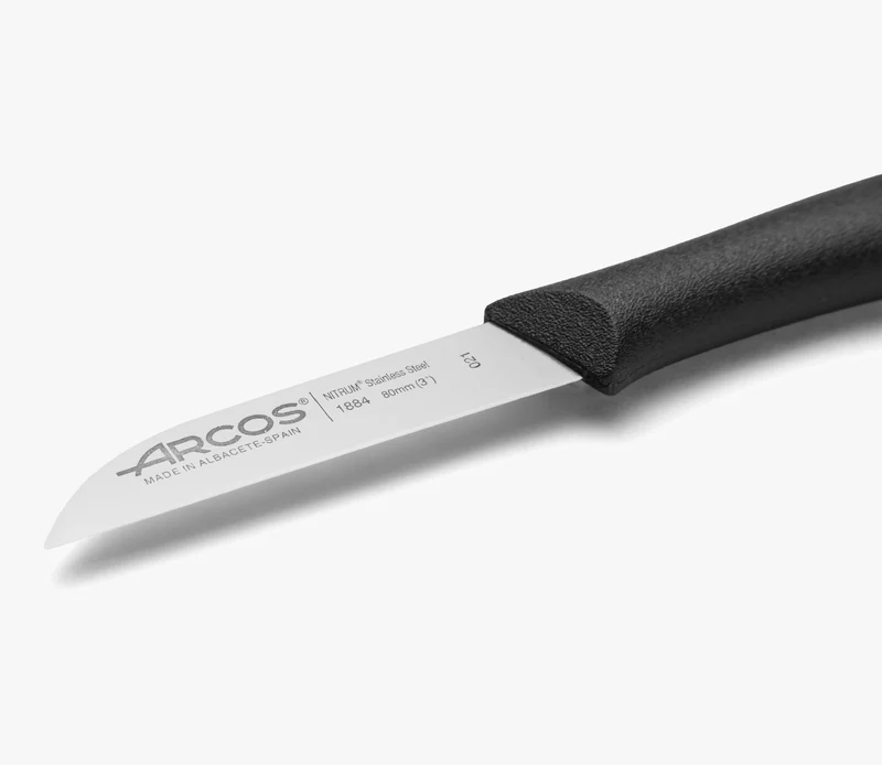 Cuchillo Mondador Color Negro Serie Nova 80 mm