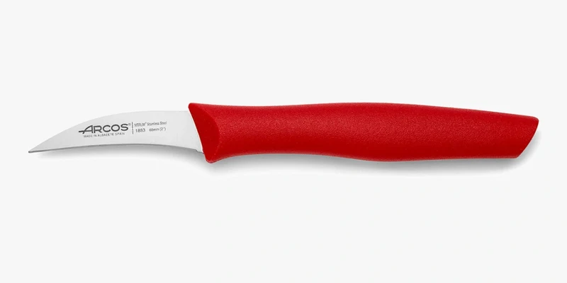 Cuchillo mondador Color Rojo Serie Nova 60 mm
