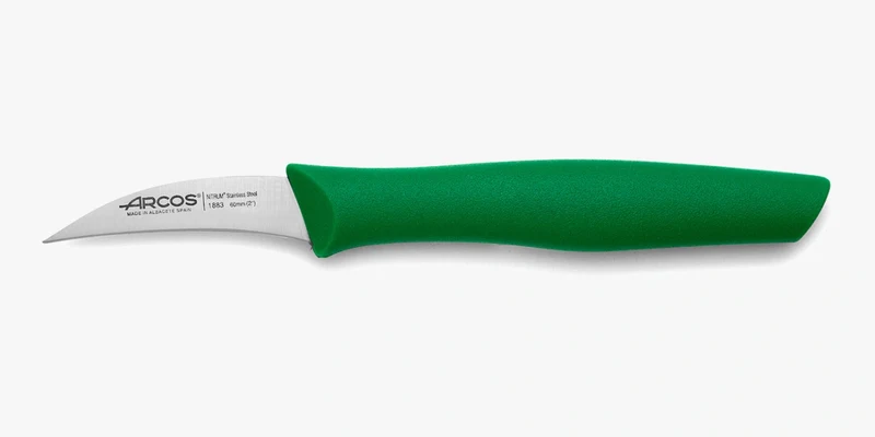 Cuchillo mondador Color Verde Serie Nova 60 mm