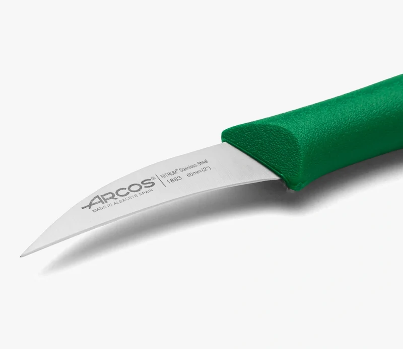 Cuchillo mondador Color Verde Serie Nova 60 mm