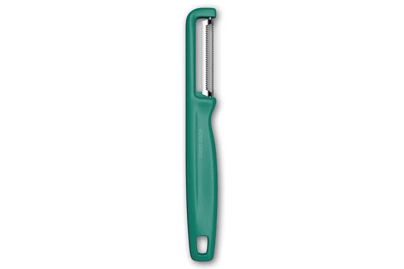 Eplucheur Victorinox Iota à lame dentée et manche vert