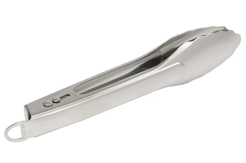 Poêle grill Cristel Castel'Pro inox + pince de service inox offerte - Exclusivité