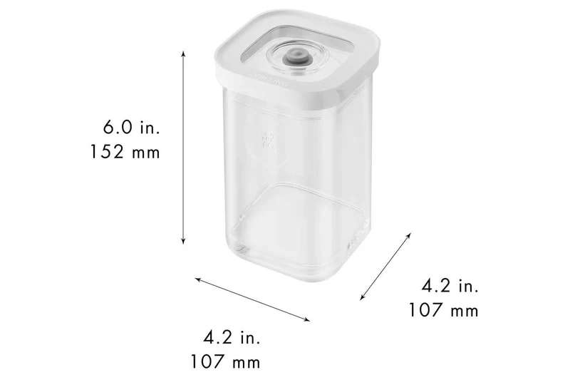 Set 6 pièces Zwilling Fresh & Save Cube taille S 4 boîtes + 1 insert + 1 marqueur