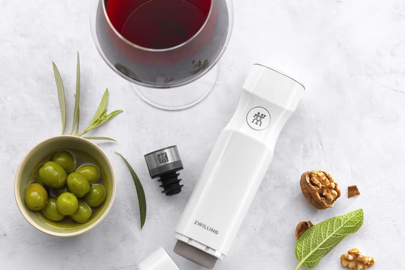 Set 3 bouchons de vin sous vide Zwilling Fresh & Save gris
