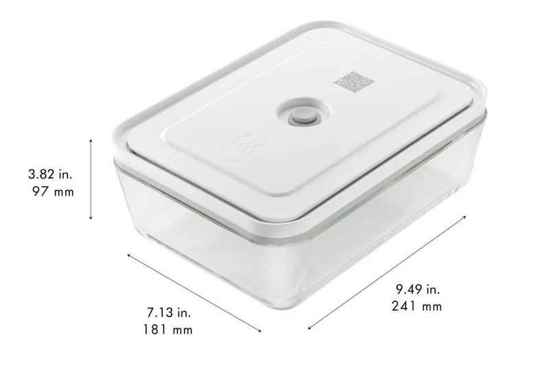 Boîte pour réfrigérateur sous vide Zwilling Fresh & Save en verre borosilicate