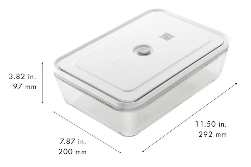 Plat à gratin sous vide Zwilling Fresh & Save en verre borosilicate