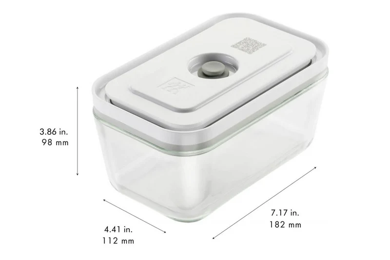 Set de démarrage Zwilling Fresh & Save 7 pièces M/L en verre 1 pompe à vide + 2 boîtes en verre + 4 sacs