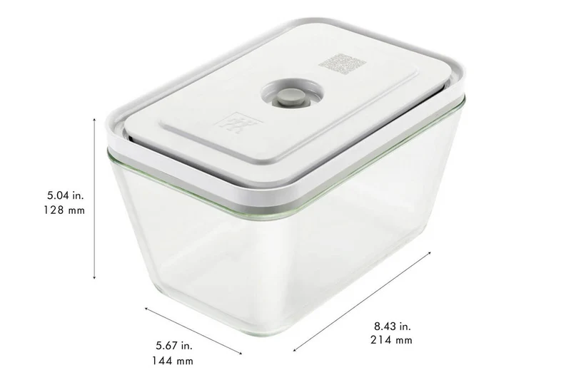 Set de démarrage Zwilling Fresh & Save 7 pièces M/L en verre 1 pompe à vide + 2 boîtes en verre + 4 sacs