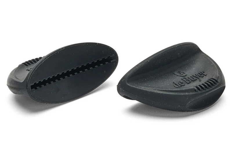 Set 2 anses amovibles De Buyer Twisty en silicone noir