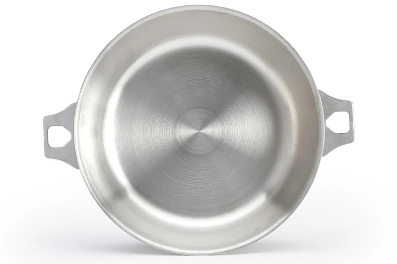 Sauteuse bombée De Buyer Milady Twisty 24cm en acier inoxydable