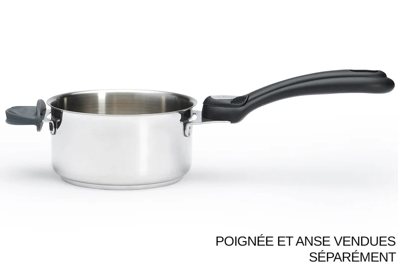 Set de 3 casseroles De Buyer Milady Twisty en acier inoxydable