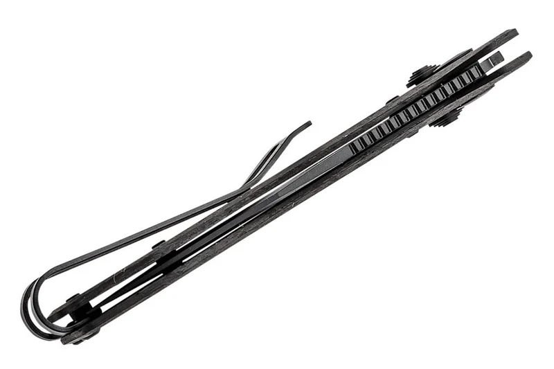 Couteau pliant SOG Ultra XR SGULTRAXRXHPBK manche en fibre de carbone noir 9,1cm