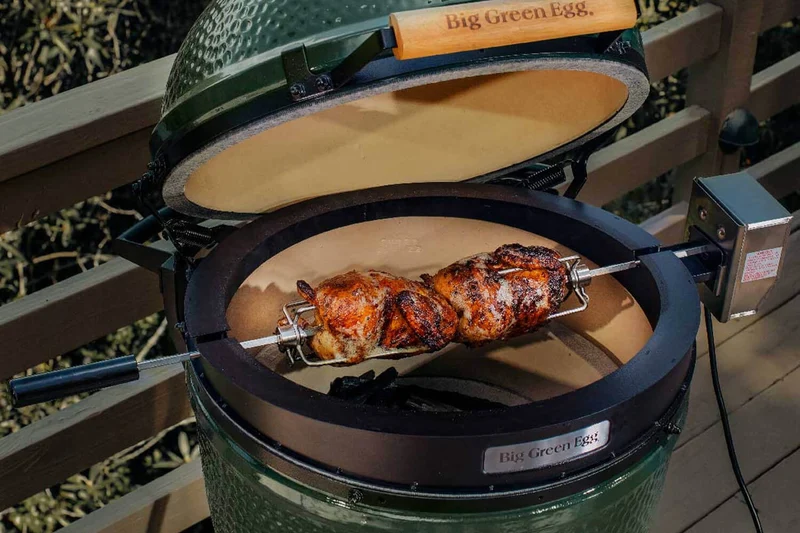 Kit de rôtisserie électrique pour barbecue Big Green Egg XLarge