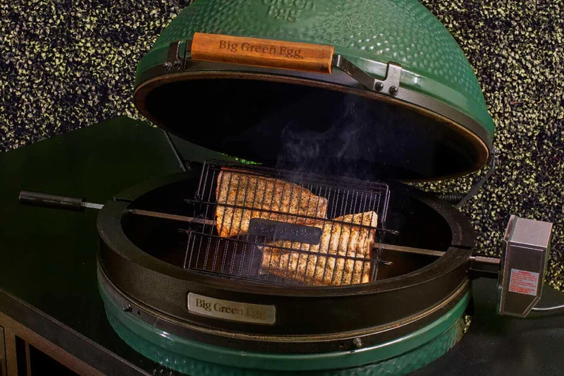 Kit de rôtisserie électrique pour barbecue Big Green Egg XLarge