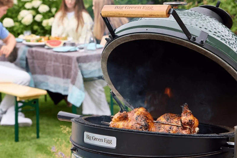 Kit de rôtisserie électrique pour barbecue Big Green Egg Large