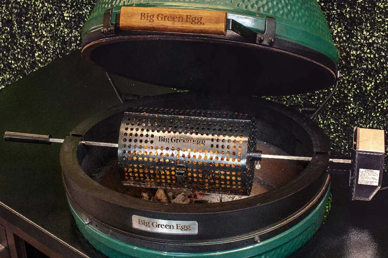 Kit de rôtisserie électrique pour barbecue Big Green Egg Large