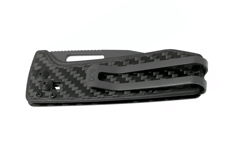 Couteau pliant SOG Ultra XR SGULTRAXR manche en fibre de carbone noir 9cm