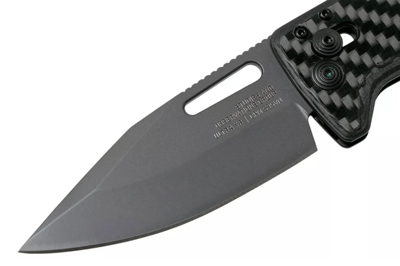 Couteau pliant SOG Ultra XR SGULTRAXR manche en fibre de carbone noir 9cm