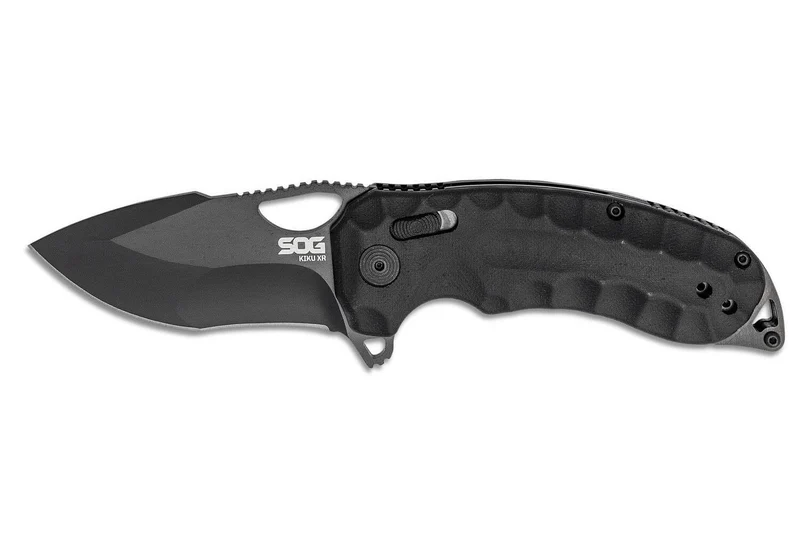 Couteau pliant SOG Kiku XR Black SGKIKUXRBK manche G10/carbone noir 10,9cm