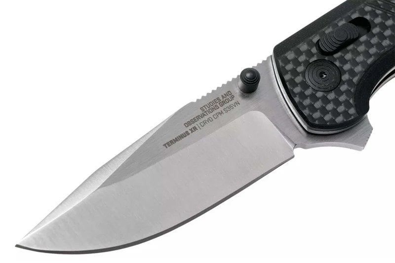 Couteau pliant SOG Terminus XR SGTM1025 manche G10/carbone 10,8cm noir