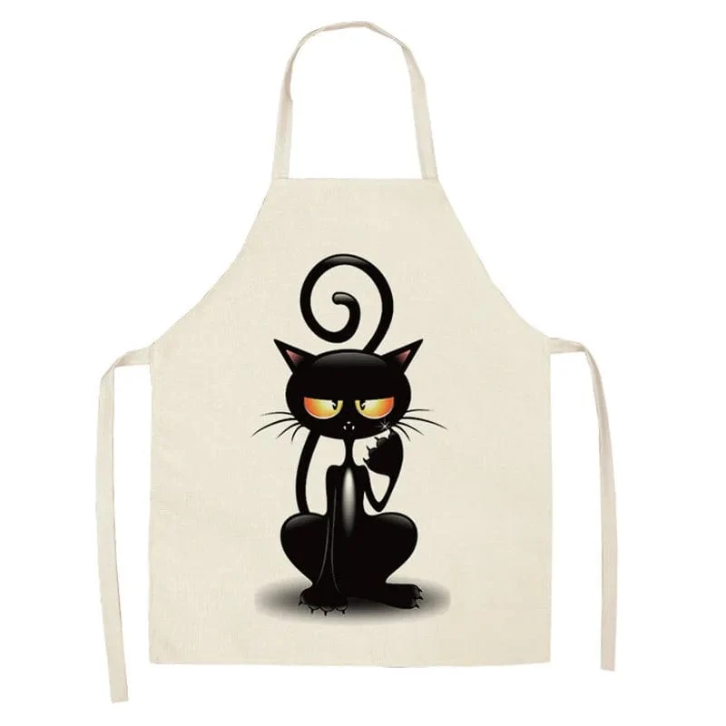 Tablier de cuisine - Dessins de Chats colorés