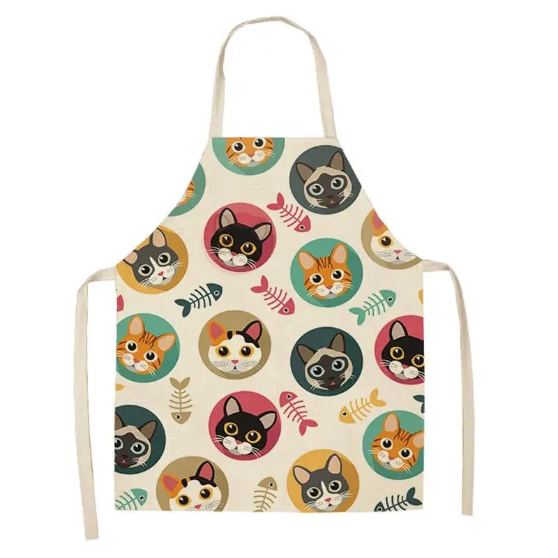 Tablier de Cuisine Imprimé de Chats