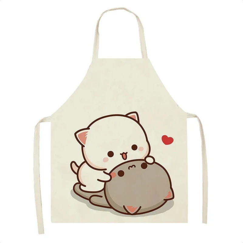 Tablier de Cuisine Kawaï Chats Cartoons Mignons - Taille Adulte