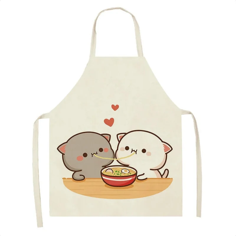 Tablier de Cuisine Kawaï Chats Cartoons Mignons - Taille Enfants