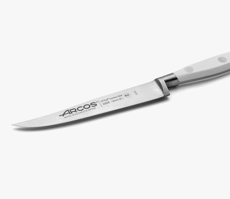 Cuchillo Chuletero Serie Riviera Blanc 130 mm
