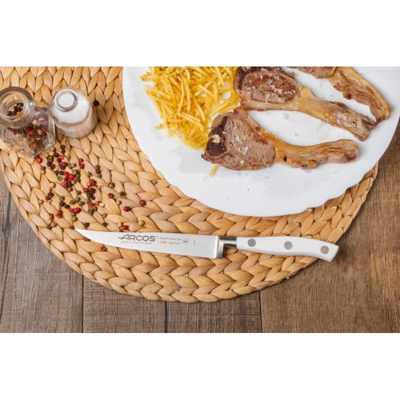 Cuchillo Chuletero Serie Riviera Blanc 130 mm
