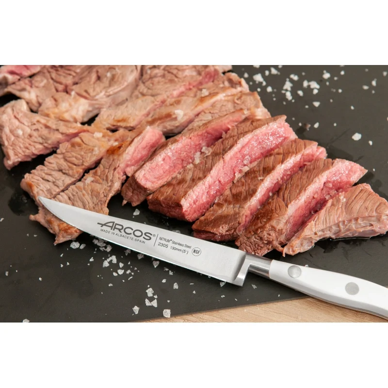 Cuchillo Chuletero Serie Riviera Blanc 130 mm