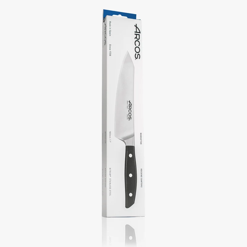 Cuchillo Rocking Santoku Serie Manhattan 190 mm