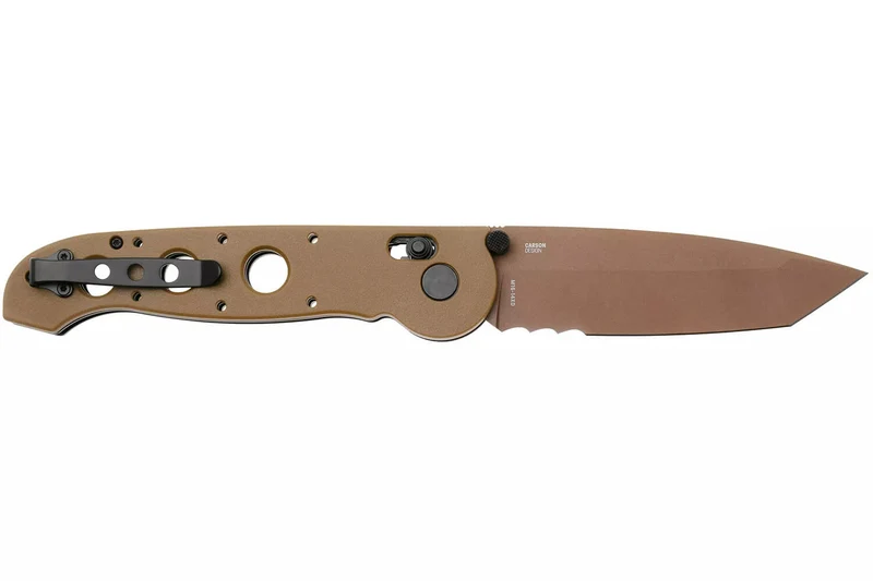 Couteau pliant CRKT M16-14XD Tanto 1614XD.CR manche 13,5cm en FRN désert