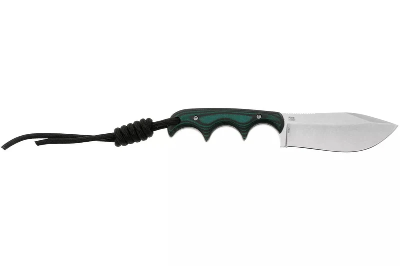 Couteau CRKT Minimalist Nessmuk 2376.CR lame 7,3cm manche en micarta vert + étui