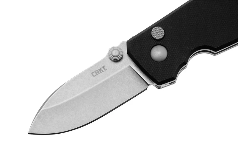 Couteau pliant CRKT SQUID 2474CR manche en G10 noir 8,8cm