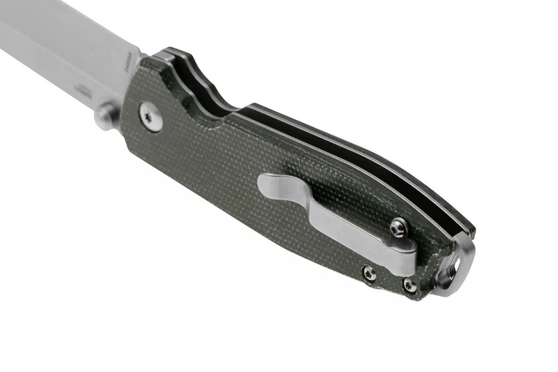 Couteau pliant CRKT SQUID XM 2495GR.CR manche en micarta vert 10,4cm