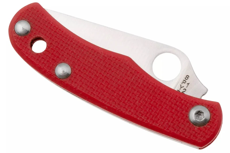 Couteau pliant Spyderco Bug C133GRDP manche 4,3cm en G10 rouge