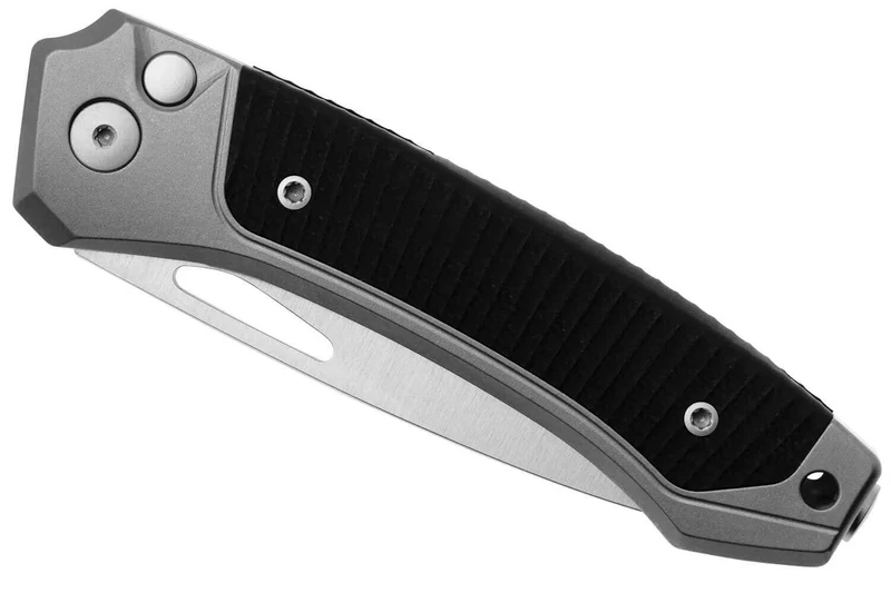 Couteau pliant LionSteel Twain TW-GYGBK manche 10,5cm en titanium gris et G10 noir