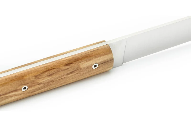 Coffret de 6 couteaux de table faits mains Perceval 9.47 en olivier